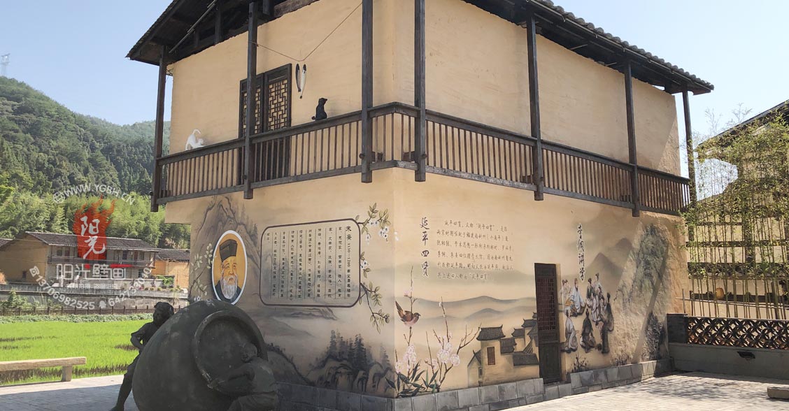 名家的壁畫墻繪作品